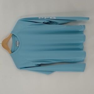 Columbia top PFG omni shade turquoise blue size large long sleeve Columbia